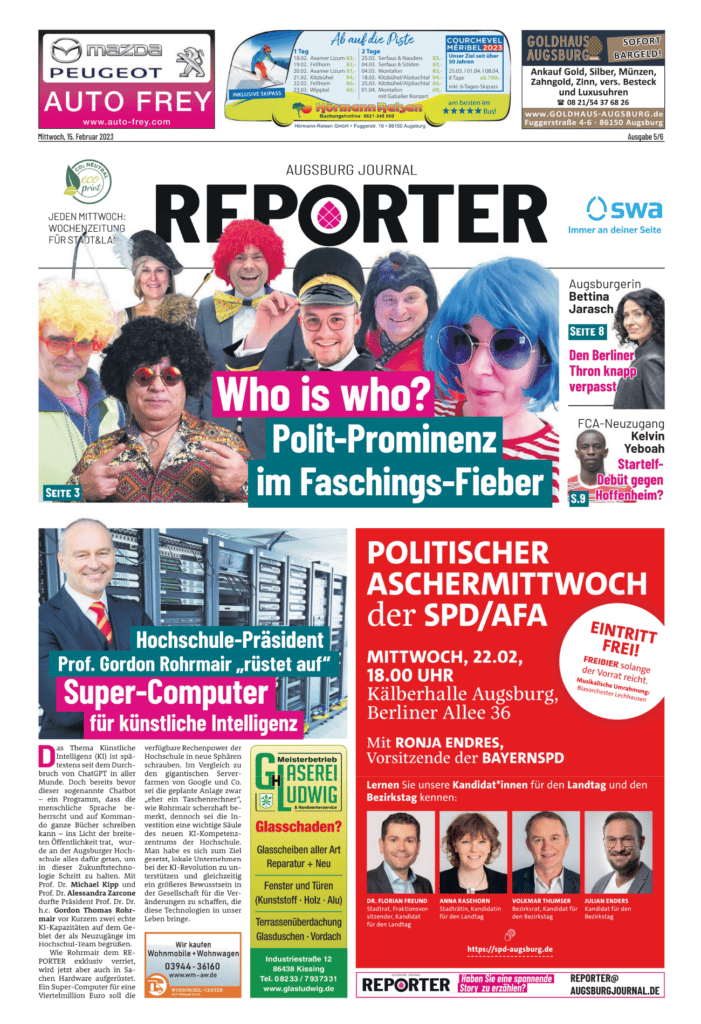Die aktuelle Ausgabe! Augsburg Journal