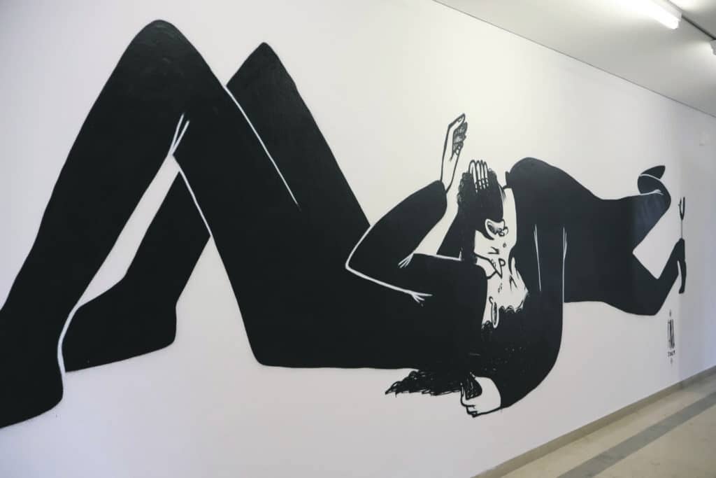 Ein Werk von Alex Senna: „All my work is based on a melancholic atmosphere“, basiere auf einer melancholischen Stimmung, sagte er bei der Vernissage.