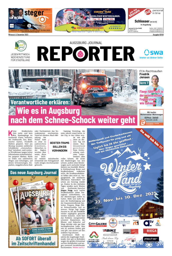 Die aktuelle Ausgabe! Augsburg Journal
