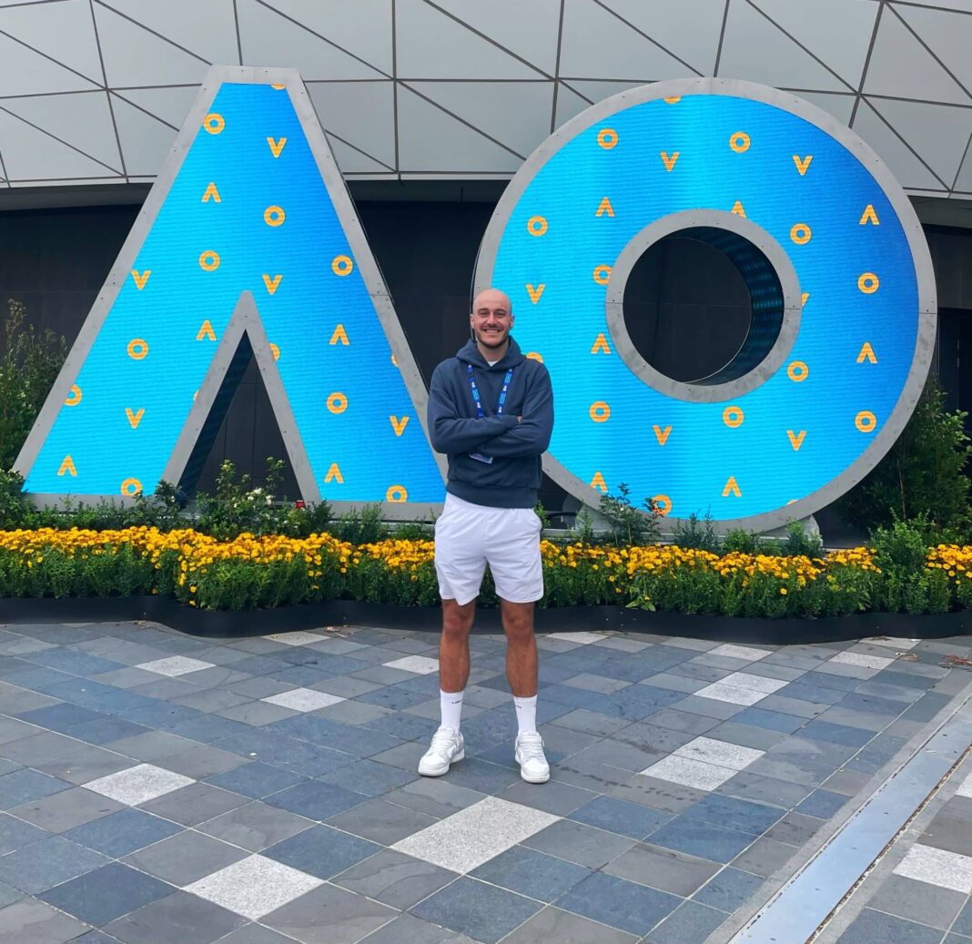 Constantin Frantzen bei den Australian Open