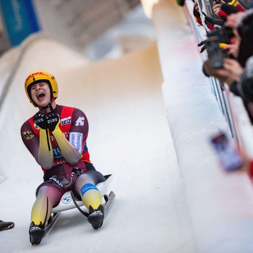 Dajana Eitberger will unbedingt zu den Olympischen Spielen 2026 Foto: Christian Heilwangen