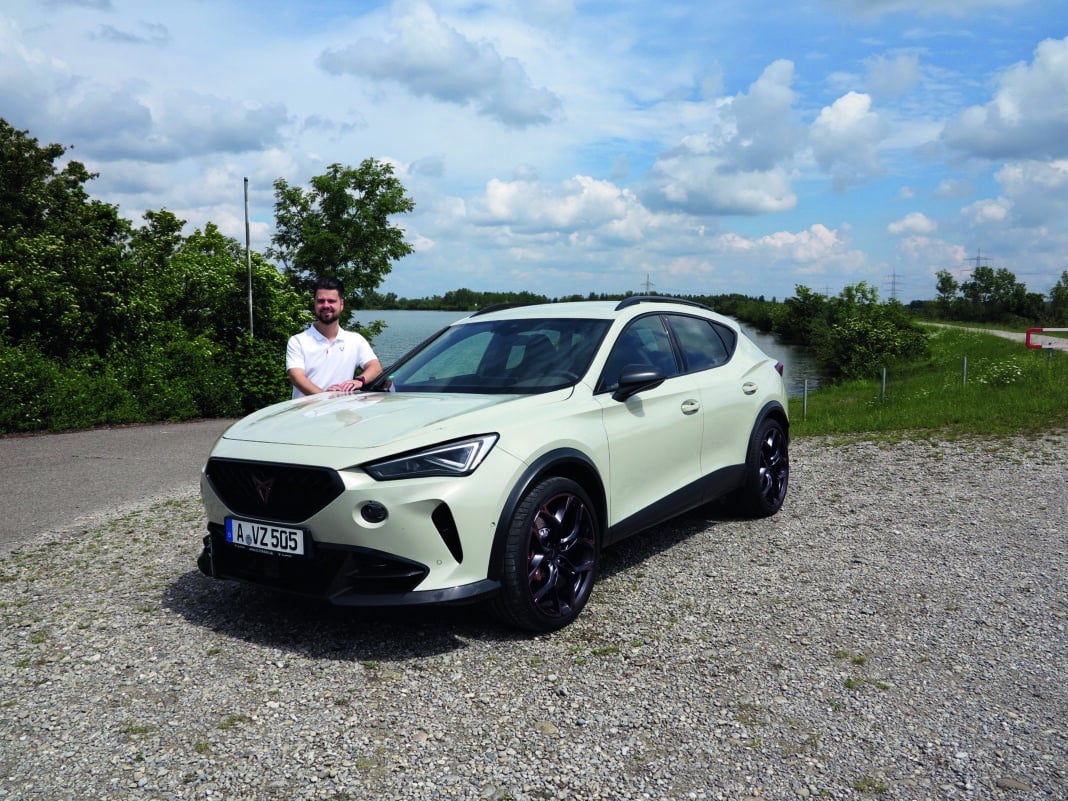 Den CUPRA Formentor VZ5, zur Verfügung gestellt von Schwaba Augsburg Süd, testete AJ-Reporter Johannes Kaiser.