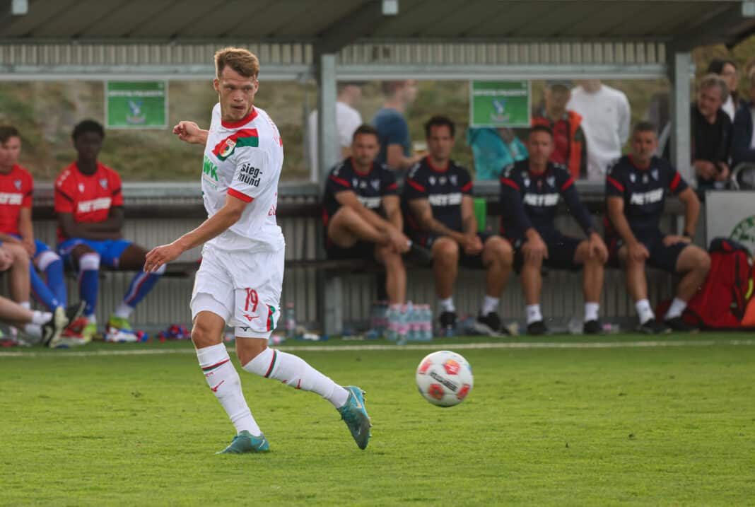 Robin Fellhauer erzielte gegen den VfL Wolfsburg sein erstes Bundesligator. Foto: Krieger
