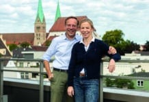 Dr. Katharina Beyer mit Ehemann Elmar Beyer: Angekommen…