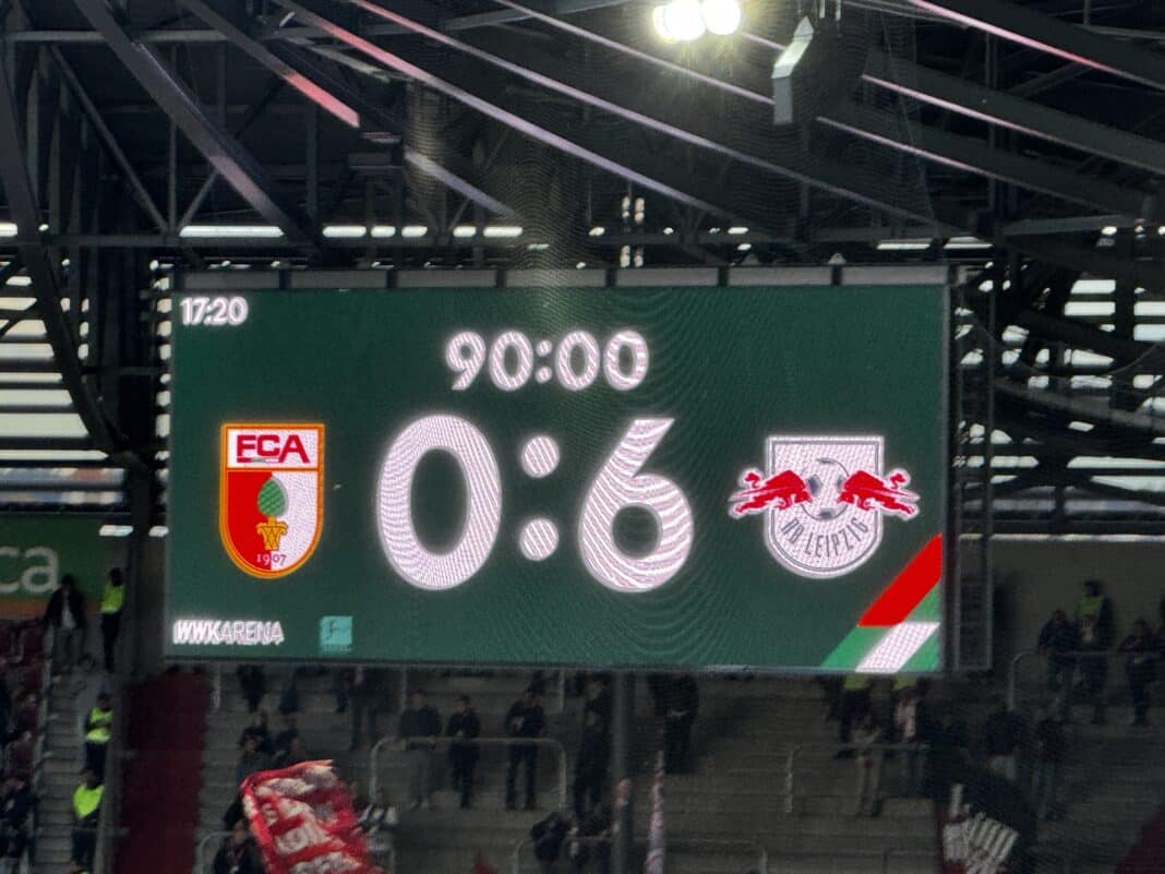 Historische Heimpleite für den FC Augsburg gegen RB Leipzig.