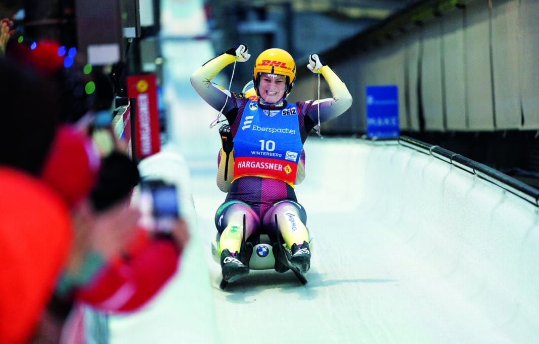 Dajana Eitberger gewann Silber bei den Olympischen Spielen. Foto: Michael Kristen