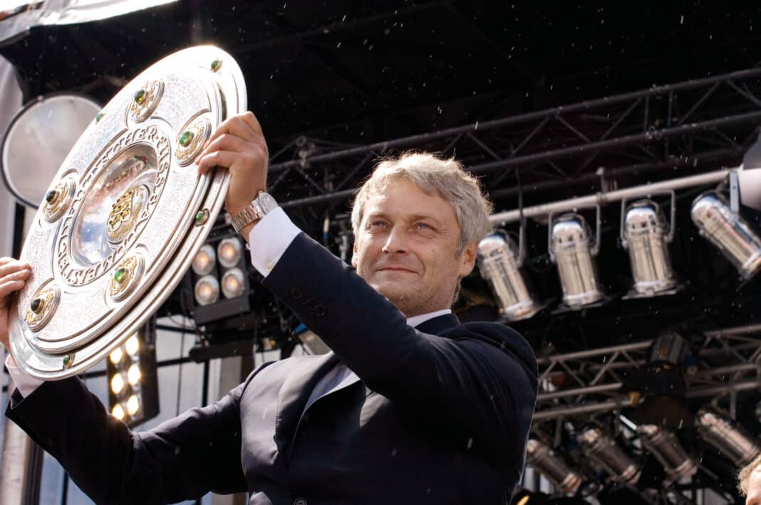 Seinen wahrscheinlich größten Erfolg als Trainer feierte Armin Veh 2007, als er mit dem VfB Stuttgart unerwartet Deutscher Meister wurde. Foto: cc-by-sa-2.0 Stefan Baudy