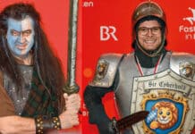 Söder versus Mehring: Ritterliches Kostüm-Duell