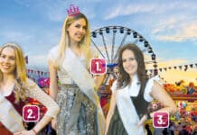 Julia ist das Plärrer-Girl 2026, Selina wird Vize-Girl, Vanessa belegt Platz drei